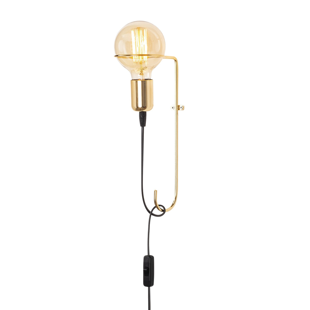 Wall lamps - Wall lamp Gold Metal Ashburn - Dimehouse