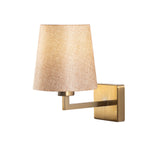 Wall lamps - Wall lamp Gold Fabric Ashburn - Dimehouse