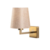 Wall lamps - Wall lamp Gold Fabric Ashburn - Dimehouse