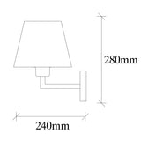 Wall lamps - Wall lamp Gold Glass Ashburn - Dimehouse