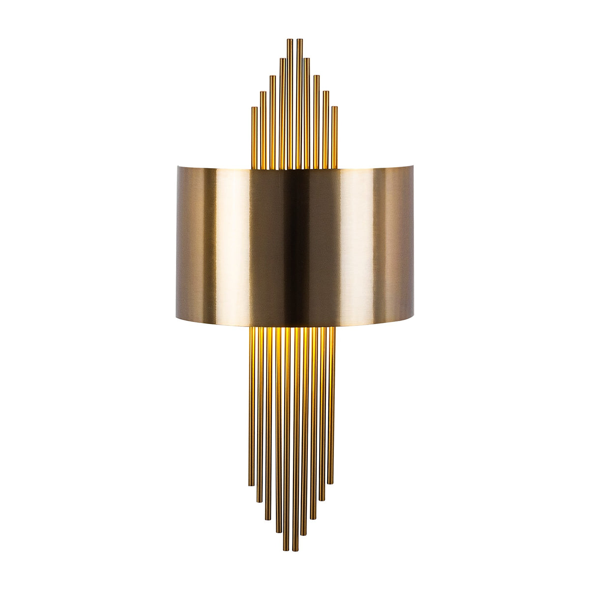 Wall lamps - Wall lamp 1 - light Bronze Gold Metal Andes - Dimehouse