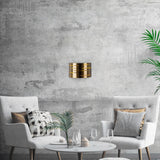 Wall lamps - Wall lamp 1 - light Bronze-colored Metal Mesa - Dimehouse