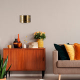 Wall lamps - Wall lamp 1 - light Bronze-colored Metal Mesa - Dimehouse