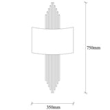Wall lamps - Wall lamp 1 - light Black Metal Andes - Dimehouse