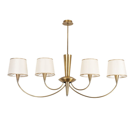 Hanging lamps - Hanging lamp Copper-colored Fabric Arboria - Dimehouse