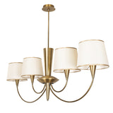 Hanging lamps - Hanging lamp Copper-colored Fabric Arboria - Dimehouse