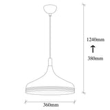Hanging lamps - Hanging lamp White Metal Forge - Dimehouse
