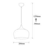 Hanging lamps - Hanging lamp Copper-coloured Metal Forge - Dimehouse