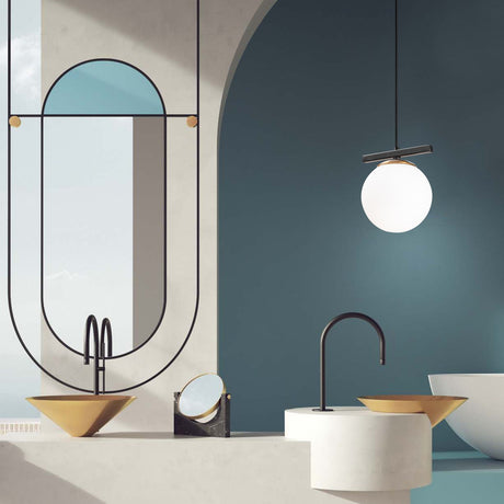 Hanging lamps - Hanging lamp White Metal Spire - Dimehouse