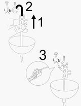 Hanging lamps - Hanging lamp White Metal Spire - Dimehouse