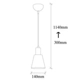Hanging lamps - Hanging lamp Black Nickel Metal Velora - Dimehouse