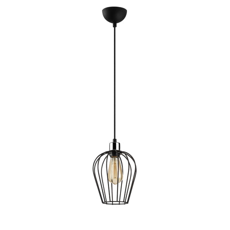 Hanging lamps - Hanging lamp 1 - light 20 cm Black Metal Predator - Dimehouse