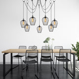 Hanging lamps - Hanging lamp 7 - lights Black Metal Predator - Dimehouse