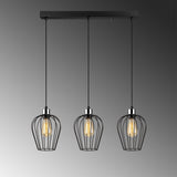 Hanging lamps - Hanging lamp 3 - lights Black Metal Predator - Dimehouse