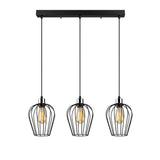 Hanging lamps - Hanging lamp 3 - lights Black Metal Predator - Dimehouse