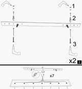 Hanging lamps - Hanging lamp 3 - lights Black Metal Predator - Dimehouse