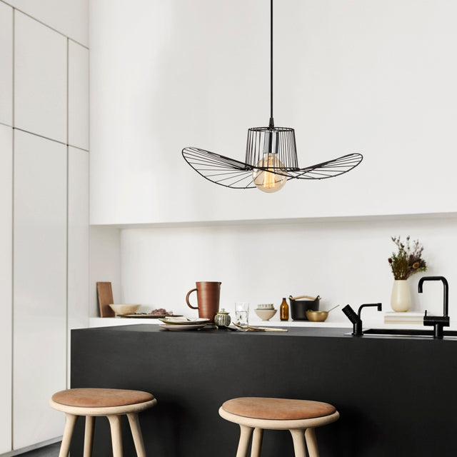 Hanging lamps - Hanging lamp 1 - light Black Metal Predator - Dimehouse