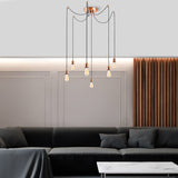 Hanging lamps - Hanging lamp 6 - lights Copper-colored Metal Maris - Dimehouse