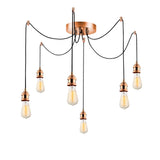 Hanging lamps - Hanging lamp 6 - lights Copper-colored Metal Maris - Dimehouse