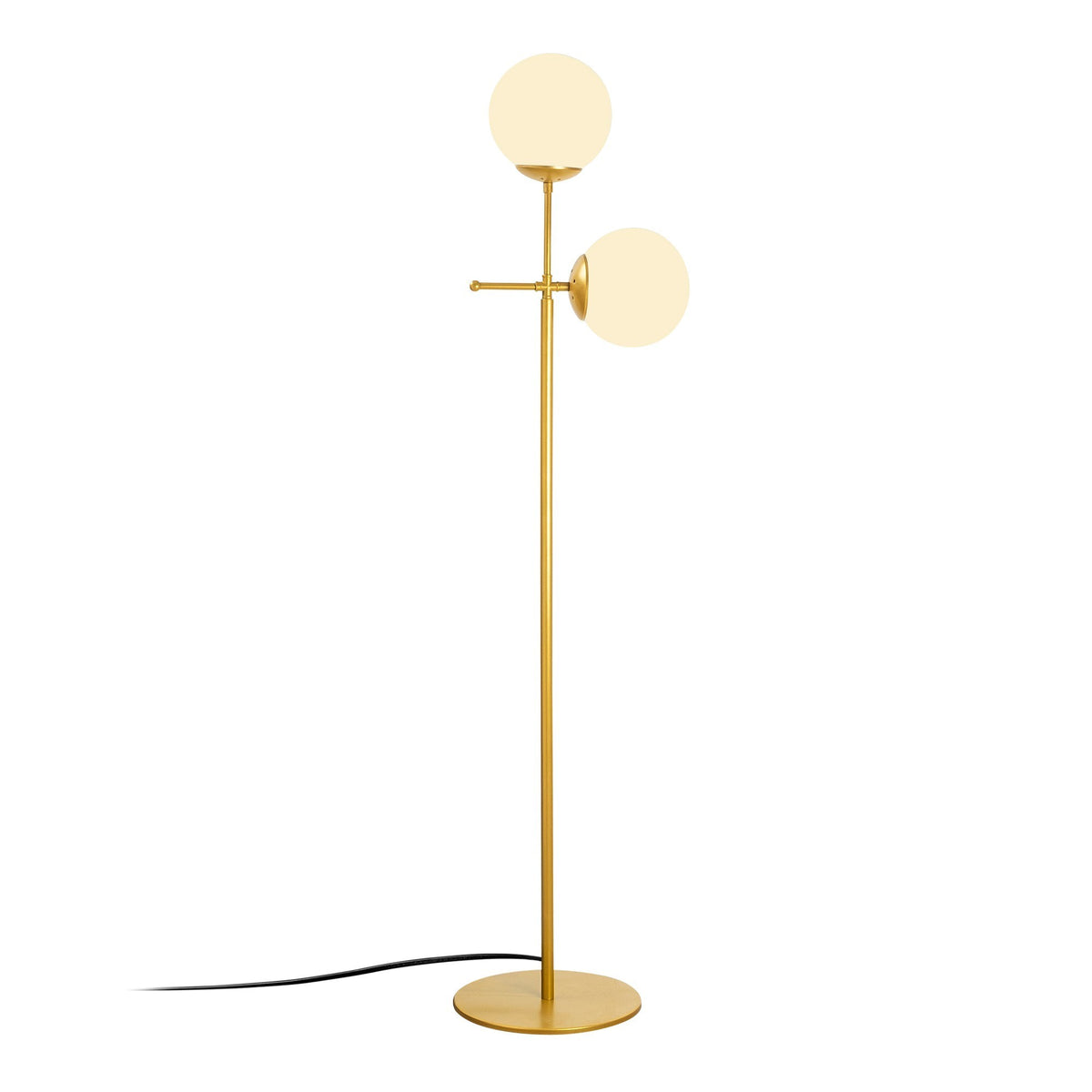 Floor lamps - Floor lamp Gold Glass Perla - Dimehouse