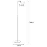 Floor Lamps - Floor Lamp Black Copper Metal Grip - Dimehouse