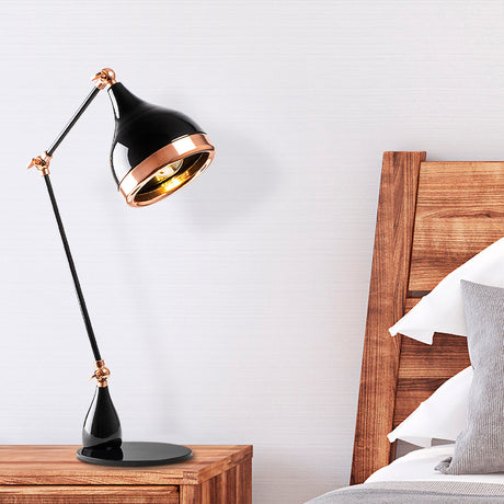Table lamps - Table lamp Black Copper Metal Grip - Dimehouse