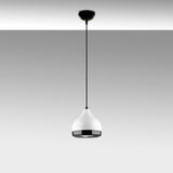 Hanging lamps - Hanging lamp 1 - light White Metal Grip - Dimehouse
