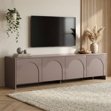 Aurelia TV cabinet 180 cm Atlas Melamine coated wood composite