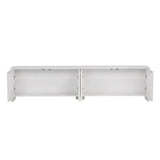 Aurelia TV cabinet white 180 cm Melamine-coated wood