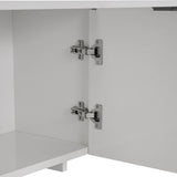 Aurelia TV cabinet white 180 cm Melamine-coated wood