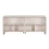 Arlen side table cream 180 cm Melamine-coated wood