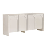 Arlen side table cream 180 cm Melamine-coated wood