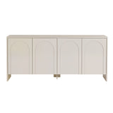 Arlen side table cream 180 cm Melamine-coated wood