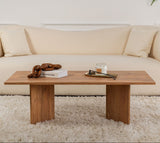 Coffee tables - Rectangular Coffee Table Siban Atlantic Pine look - 119x60 cm - Dimehouse