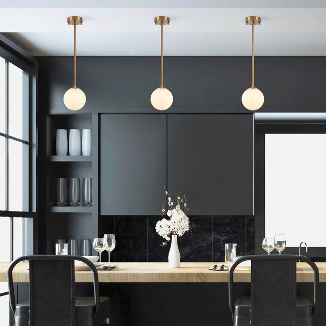 Hanging lamps - Hanging lamp 3 - light Bronze colored with White Shade Metal Flint - Dimehouse
