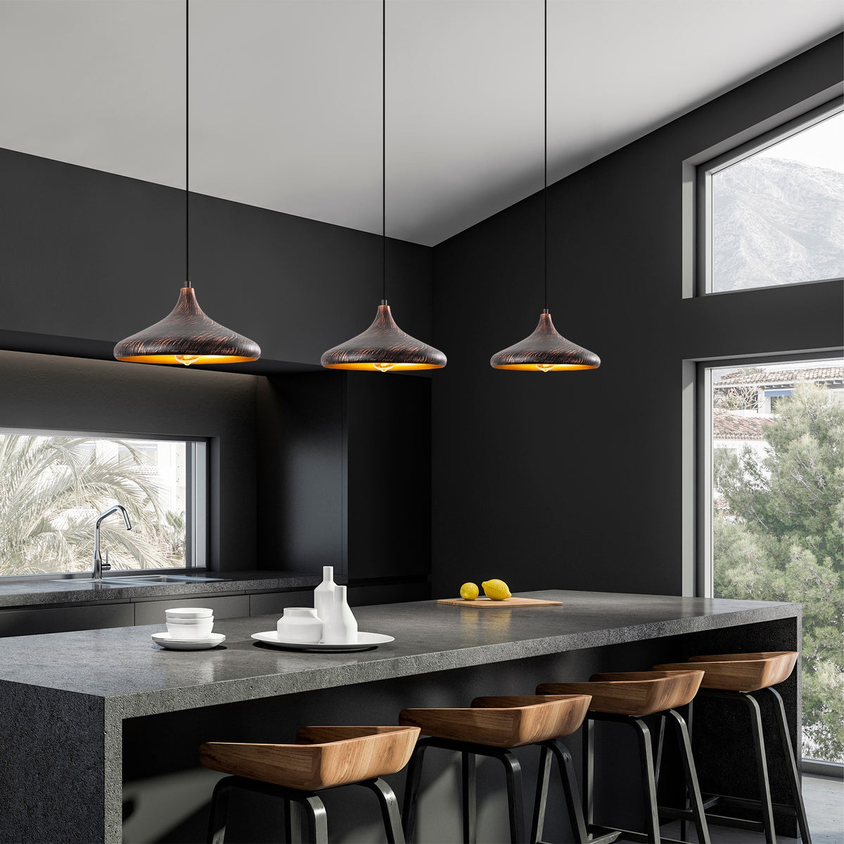 Hanging lamps - Hanging lamp Metal Arcadia - Dimehouse