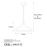 Hanging lamps - Hanging lamp Metal Arcadia - Dimehouse