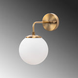 Wall lamps - Wall lamp Bronze-colored Glass Brim - Dimehouse