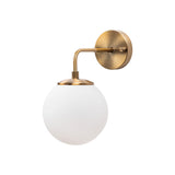Wall lamps - Wall lamp Bronze-colored Glass Brim - Dimehouse