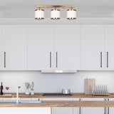 Hanging lamps - Hanging lamp 3 - light Bronze-colored Dust Frost - Dimehouse