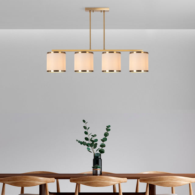 Hanging lamps - Hanging lamp 4 - light Bronze-colored Dust Frost - Dimehouse