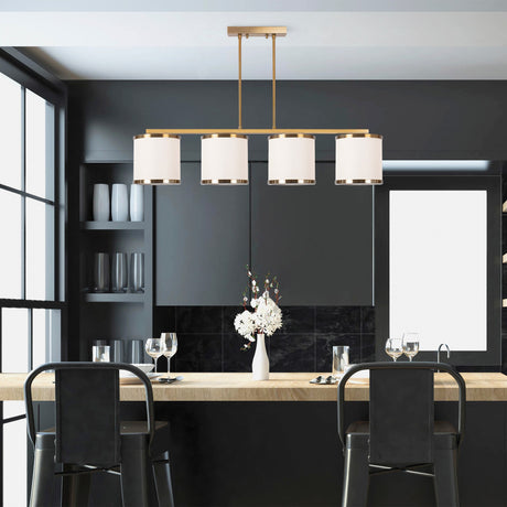 Hanging lamps - Hanging lamp 4 - light Bronze-colored Dust Frost - Dimehouse