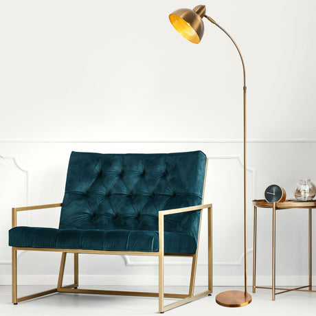 Floor lamps - Floor lamp Bronze-colored Metal Bane - Dimehouse