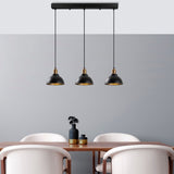 Hanging lamps - Hanging lamp 3 - lights Black Metal Lynx - Dimehouse