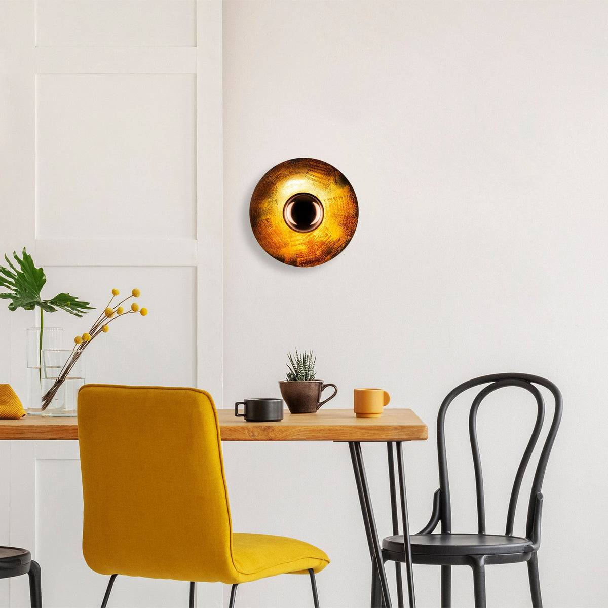 Wall lamps - Wall lamp Copper-colored 28 cm Metal Elevate - Dimehouse