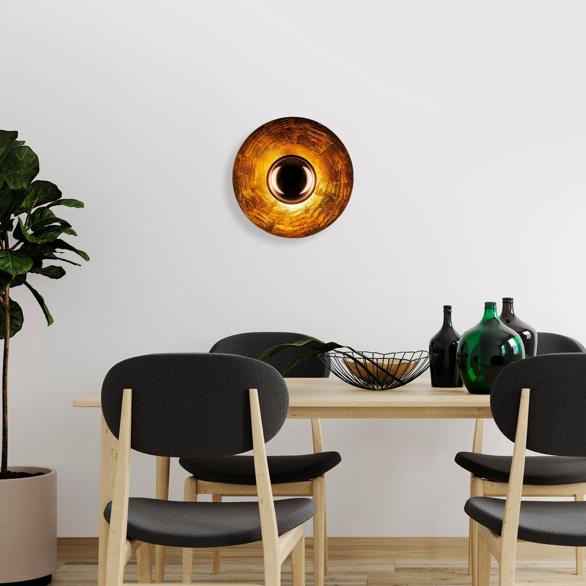 Wall lamps - Wall lamp Copper-colored 38 cm Metal Elevate - Dimehouse