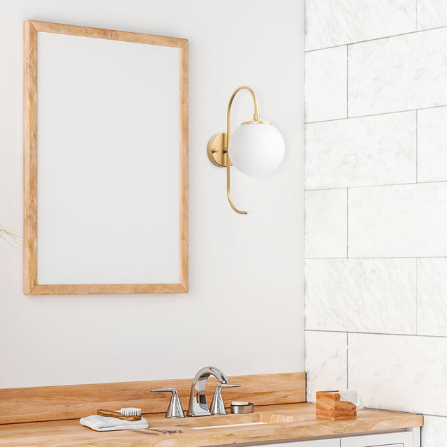 Wall lamps - Wall lamp Gold Glass Lucent - Dimehouse