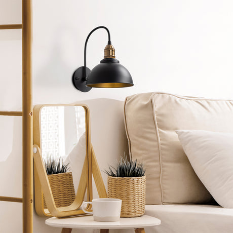 Wall lamps - Wall lamp Black Metal Bane - Dimehouse
