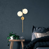Wall lamps - Wall lamp 2 - lights Gold Glass Radiance - Dimehouse