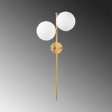 Wall lamps - Wall lamp 2 - lights Gold Glass Radiance - Dimehouse
